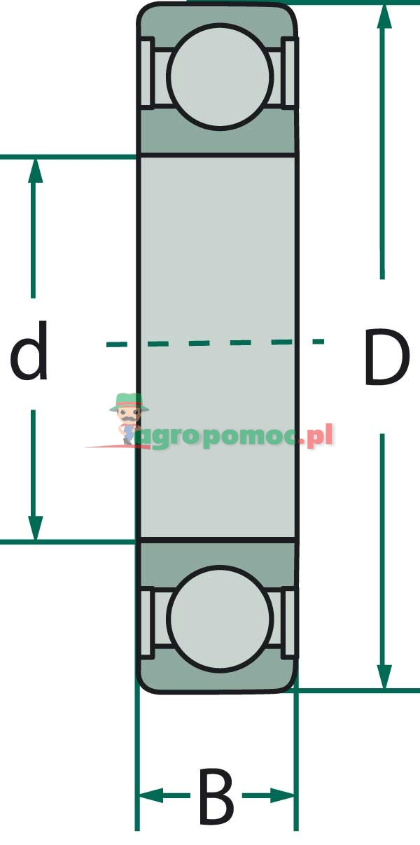 FAG Łożysko kulkowe zwykłe | zdjęcie nr 2
